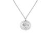 VIVIENNE WESTWOOD Mini 3D Saturn Necklace Unisex Necklace Brass Silver 6302011302P116CNP116