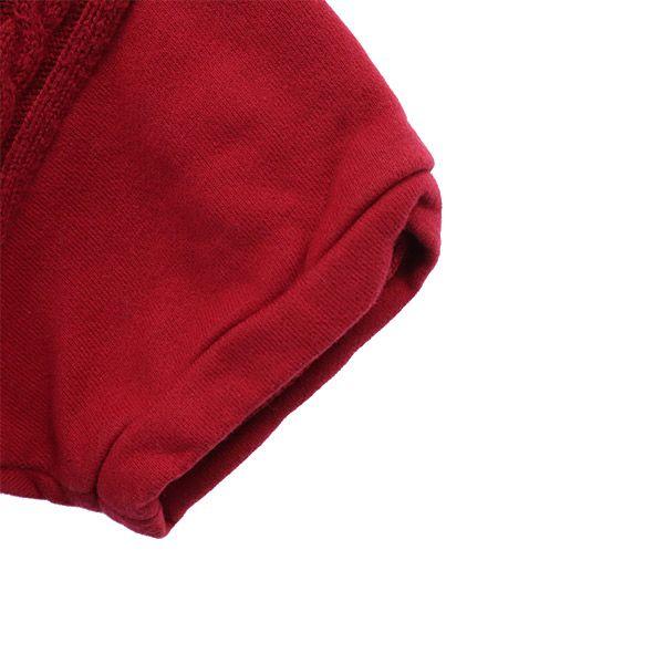 LACOSTE Short sleeve one piece 34 Red Women Used