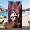 FC Köln Personalisiertes Bedrucktes Strandtuch Fußballlogo Unterstützung Benutzerdefinierter Name Text Absorptionsfähiges Handtuch für Sport Reisen Besonderes Geschenk
