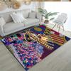 Fc Barcelona Customized Name Area Rug Design for Dormitory Entryway Outdoor Foyer Anti-slip Rug Office Home Decor Perfect Birthday/Christmas Gift Idea