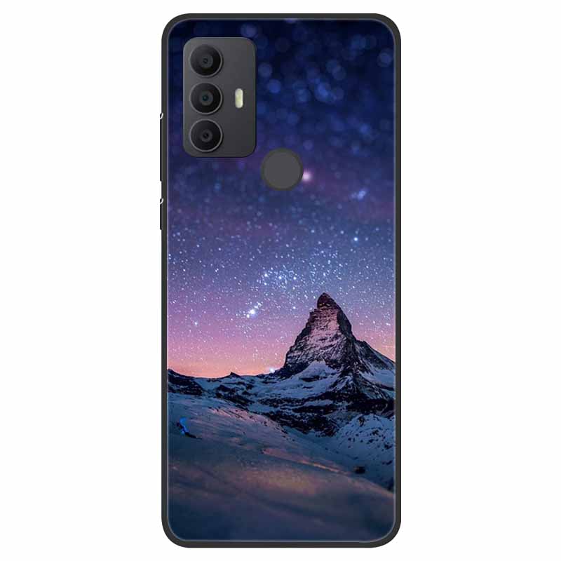 For TCL 30 SE Case Silicone Starry Space TPU Soft Back Cases For TCL 305 Cover Marble Painted for TCL 30SE TCL305 Fashion Bags