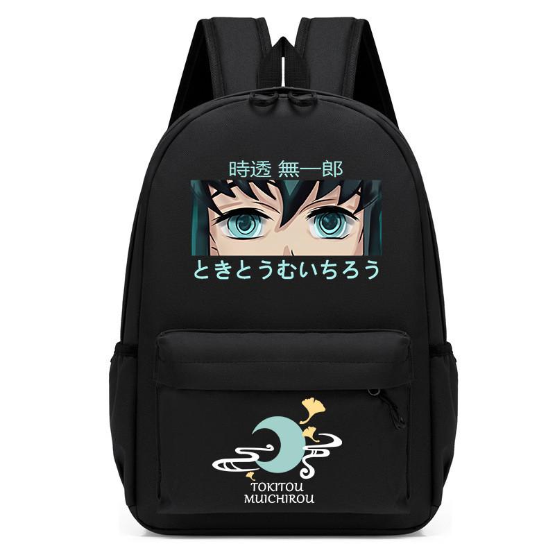 Demon Slayer Anime Print Backpack Student School Lightweight Small Bag