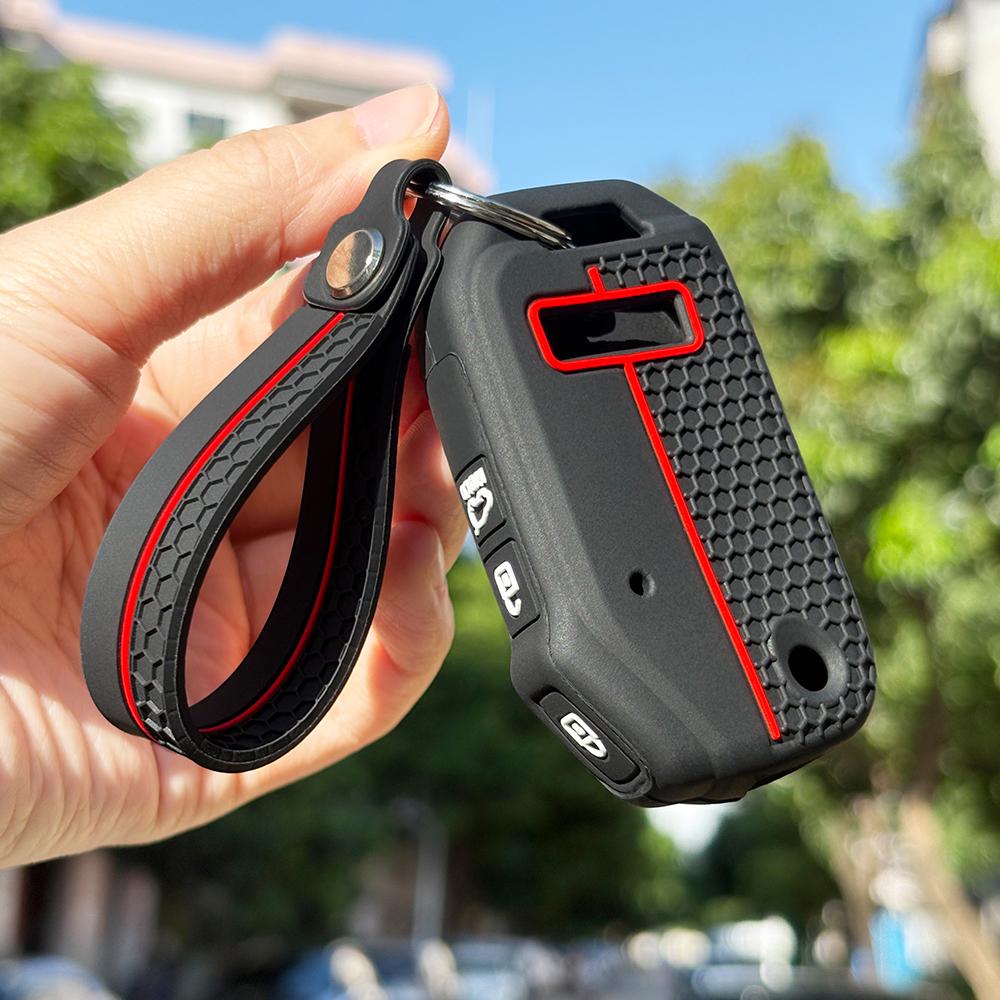 Protector For Kia K5 K3 KX1 Ceed Key Shell Cover For Kia NIRO Stonic Sonet Soul Proceed Soul 3 Keychain Silicone Car Key Case