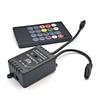 New 20 Music Keys IR Controller Black Remote Sound Sensor for RGB LED Strip High Quality