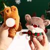 Lovely Santa Soft Plush Cartoon Christmas Tree Keychain for Bags and Keys Keyring Adorable Charm Birthday Gifts
