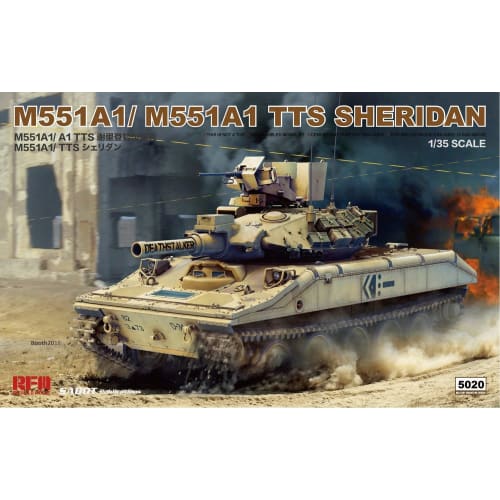 

Ryefield Models 1/35 US Army M551A1/TTS Sheridan Plastic Model RFM5020