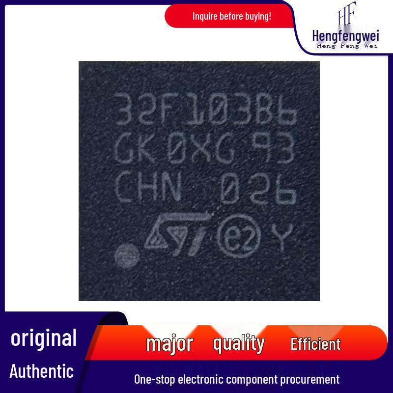 

STM32F103RBH6 BGA-64 MCU Integrated Circuit with 32F103B6 Silkscreen