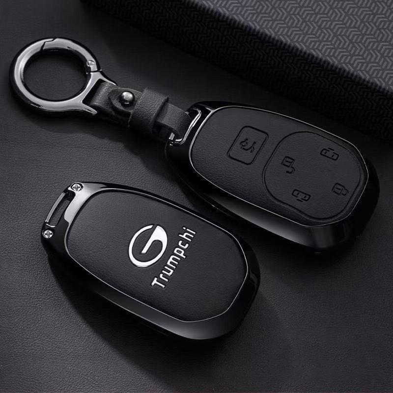 Car Key Case For Gac Trumpchi E8    Phev Mpv Keychain Remote Protection Cover Shell Housing Holder Fob Accessories