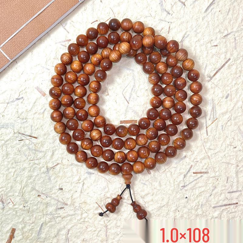 Aged Taihang Cypress Beads: Natural, High-Oil, Handcrafted Play Beads for Men & Women