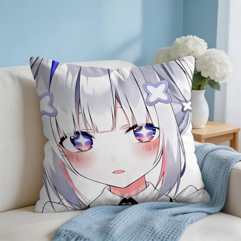 Amane KanataS Cute Cushion Cover Square Pillow Bedroom Sofa Leisure Comfort Living Room Home Decoration X