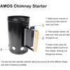 Heavy Duty Charcoal Chimney Starter, Charcoal Grill and Barbecues Chimney Starters with Quick Release Trigger, BBQ Grill Tools