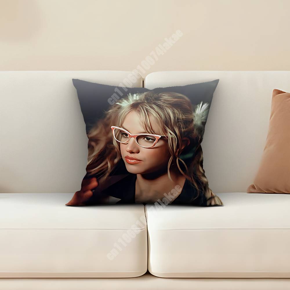 BBritney SSpears Pop Princess Pillow Cover Sofa Couch Cushion Case Home Living Room Decoration
