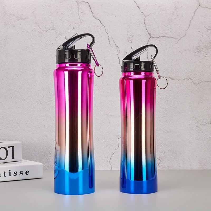 

American Coke bottle thermos cup high value outdoor sports pot portable vacuum matte sports ring kettle 600ml