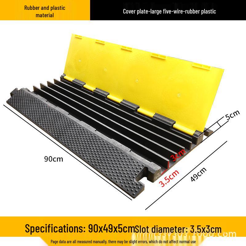 Rubber and Plastic Cable Protection Speed Bump