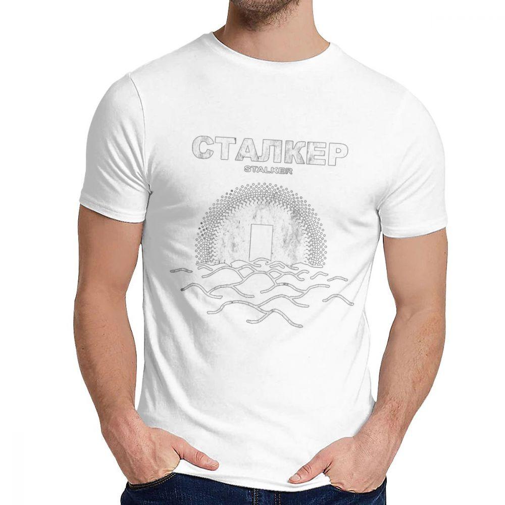 Unisex T-Shirt Stalker Slim Rundhals Retro T-Shirt