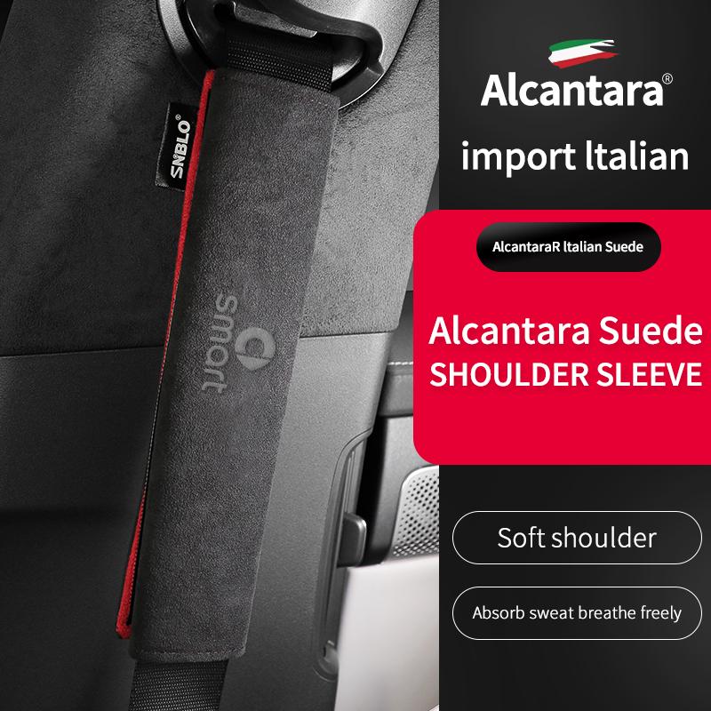 2 uds alta calidad cinturón de seguridad de coche protección hombrera cubierta para Smart 451 brabus Smart 453 fortwo forfour