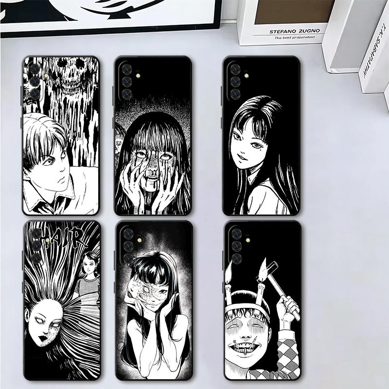 Japanese Horror Anime Soft Phone Case for Samsung A17 A37 A57 A16 A26 A36 A56 A15 A25 A35 A55 A14 A24 A34 A54 A13 A23 A33 A53 A5