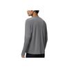 SAUCONY Solid Color Versatile Casual Running Training Soft Slim Fit Crew Neck Long Sleeve T-Shirt Men Tops Light-Gray SC2240018B-MG31