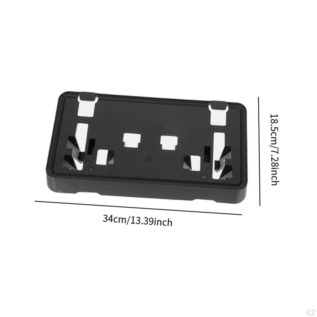 Front License Plate Mounting Bracket Replacement Sturdy Automotive Accessories Easily Install Holder