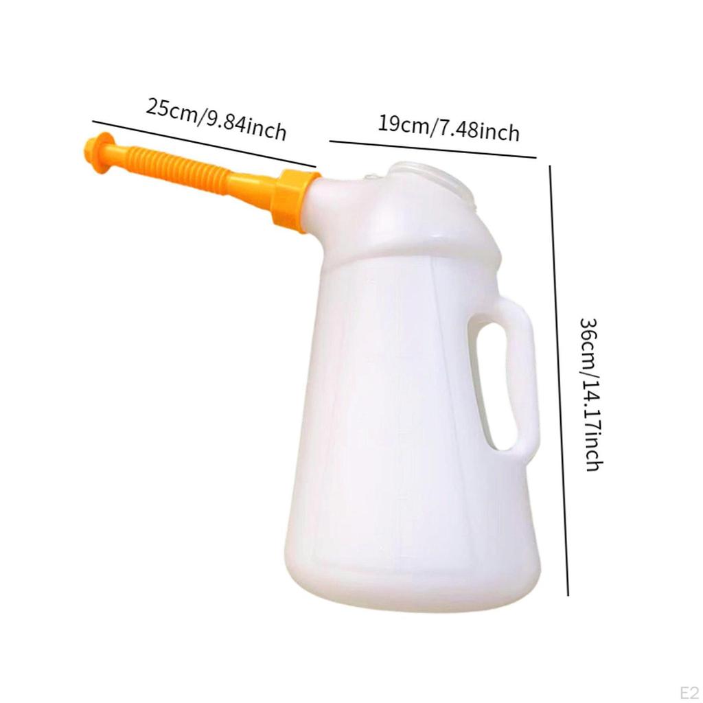 Ölkanne mit Ausgießer Spender Ausrüstung Messbehälter Krug Messung für