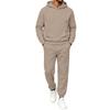 Ensemble Sweat à capuche Sweatshirt Homme Couleur Tenue Décontractée Deux Pièces pour Printemps et Automne