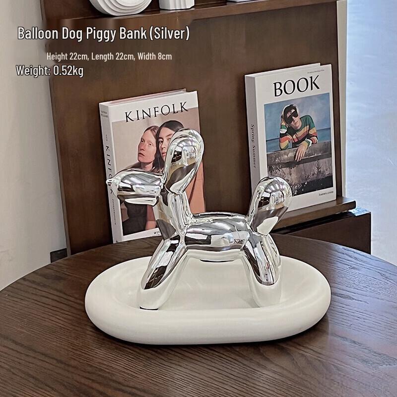 Nordic Ceramic Balloon Dog Piggy Bank