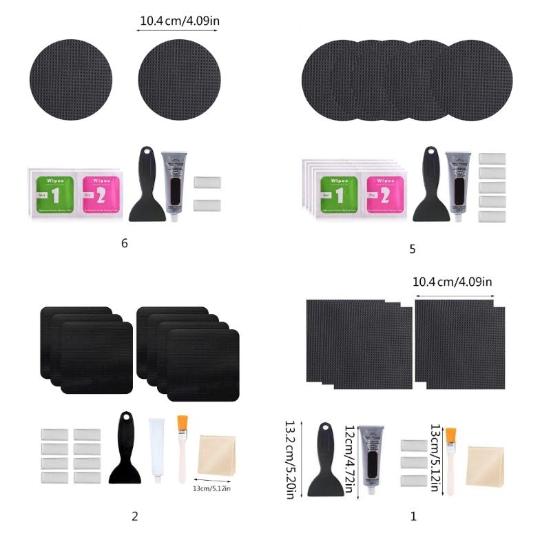 Trampoline Mat Patches Repair KIts Puncture Repair Patches Waterproof Trampoline Fixing KIts for Holes and Tears