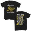 2026 Hot Sale Bon Jovi T-Shirt Heart & Dagger Logo Bon Jovi Shirt Tee Unisex Unisex Cotton Casual Loose Streetwear Oversized Tshirt