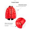 Nike Daunenjacke Kinder Logo Stickerei Kapuze Warm Rot Kinder Oberbekleidung DO5197-673