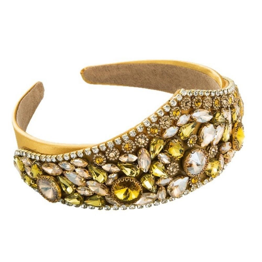 Full Diamond Rhinestone Headbands Super Flash Women Party Headwear Hair Band Hoop Hair Accessories