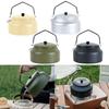 1100ml Outdoor Camping Kettle Whistling Teas Kettle Aluminum  Teapot Light Weight Portable Coffee Pots for Stovetop