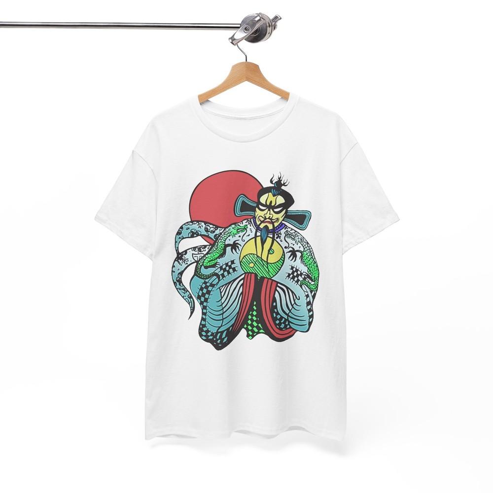 Fu Manchu TShirt Big Trouble In Little China Reality Glitch Jack Burton Tee Unisex T-Shirt S