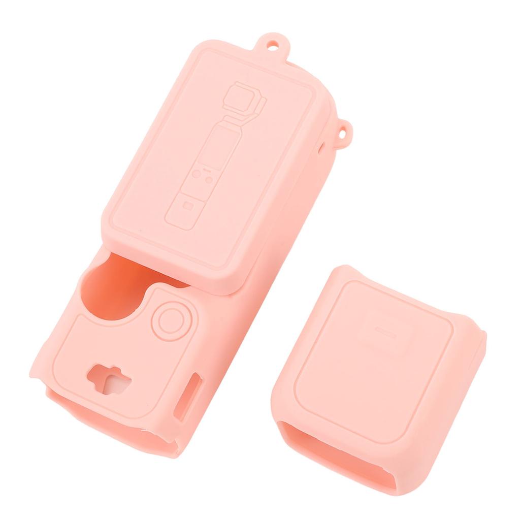 Silikonhülle für Osmo Pocket 3 Staubdicht Kratzfest Waschbar Actionkamera Schutzhülle Rosa