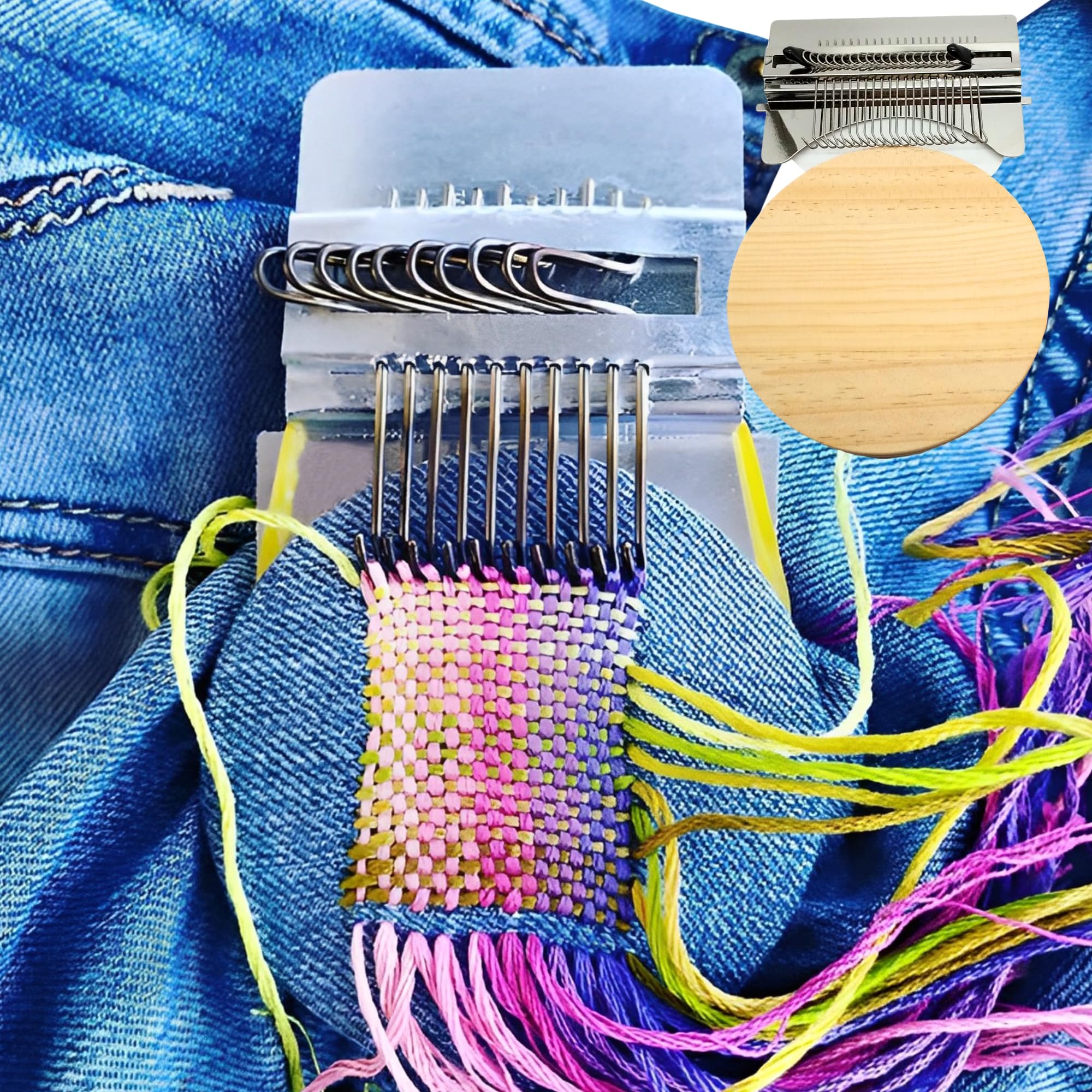 

Компактный набор для штопки и ремонта плотного плетения для ручного вязания, DIY-одежды, легкий, компактный, дорожный инструмент AZ-FRONT Машины, Ремонт, Эксплуатация, (21 Игла)