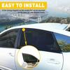 4X Car Side Rear Window Screen Sun Mesh Shade Cover Windshield Mesh Sunshade EOA