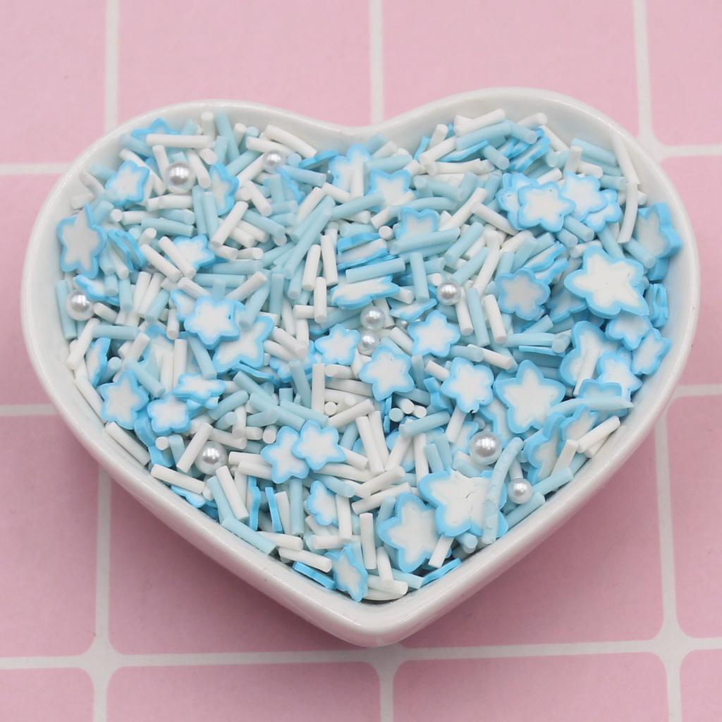 500g Mixed Diamonds Pearls Flowers Shells Polymer Clay Charms Slices Sprinkles for DIY Crafts Shakers Featuring Unique Model
