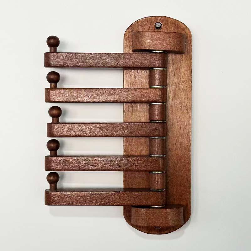 161°Swing Arm Solid Wood Wall Coat