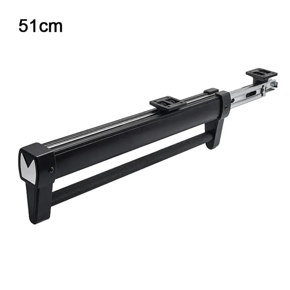 Aluminum Alloy Clothes Storage Rod Foldable Space Saving Extendable Hanging Multifunctional Extendable Drying Storage Rack