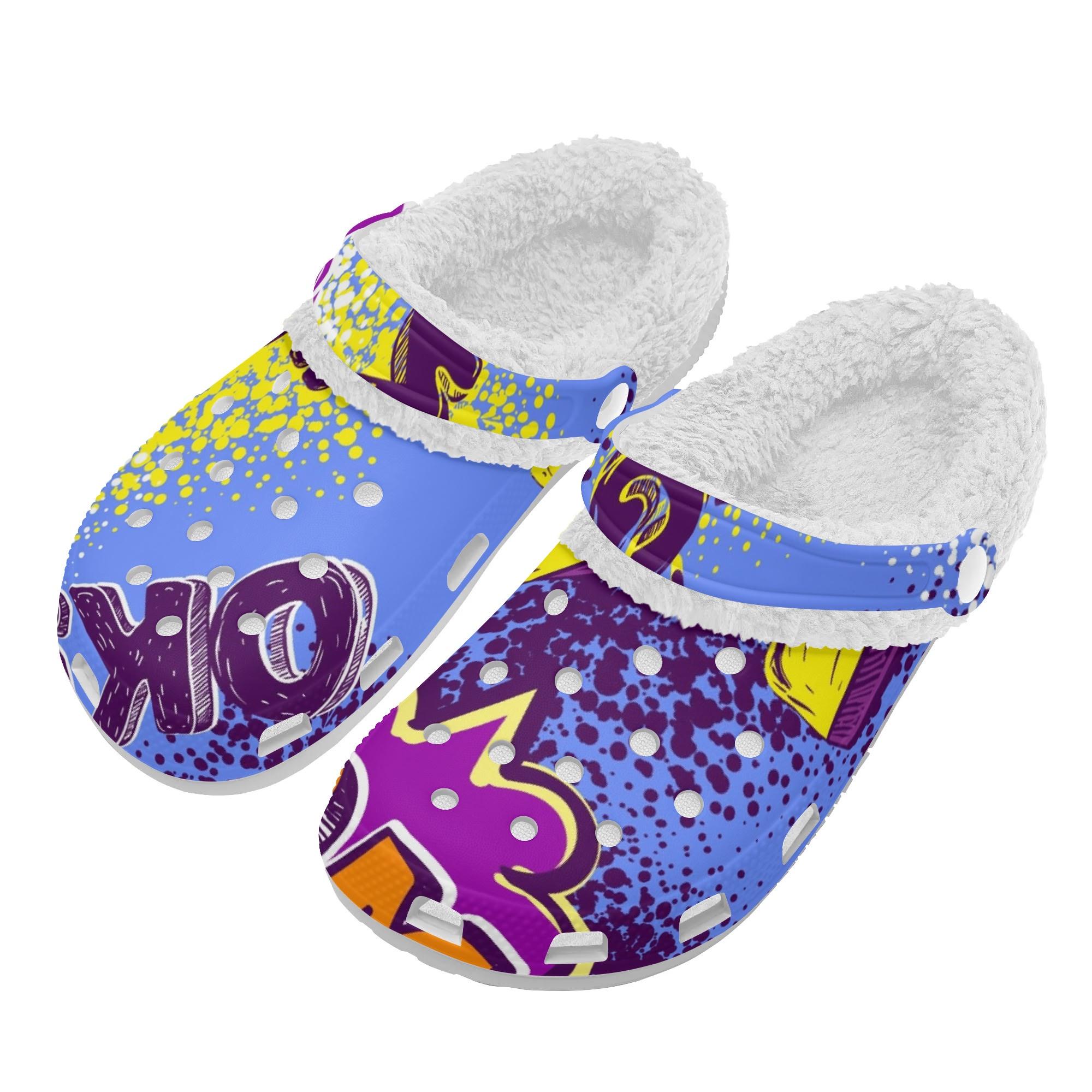 

1 Pair Unisex Cozy Warm Lined White EVA Clogs Lightweight Slip On Shoes Soft Plush Interior Anti Slip Winter Daily Indoor Outdoor 48 белый