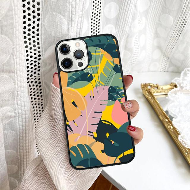 Tropical Monstera Leaves Phone Case For Samsung Galaxy S10 S22 S23 S24 Note 10 20 Lite S20 Plus S21 Ultra Back Cover galaxy note8