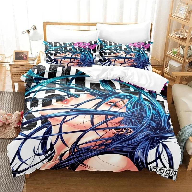 Druk 3D Prison School Anime Zestaw Pościeli Chłopcy Dziewczęta Rozmiar Twin Queen King Poszwa na Kołdrę Poszewka na Poduszkę Łóżko chłopcy Dorosły