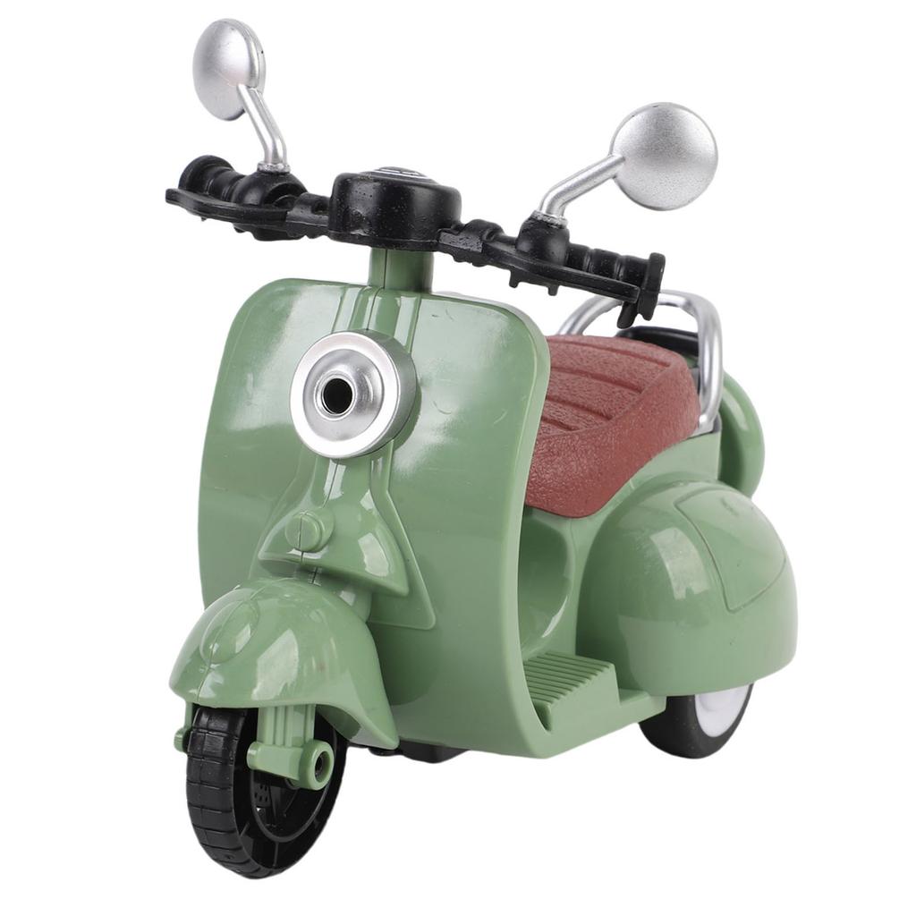 Scooter for Dolls Desktop Decoration Cute Mini Doll Scooter Vehicles Toy Battery Powered Green