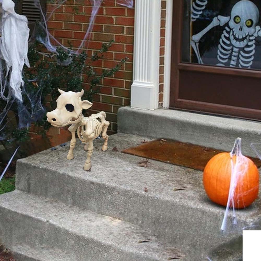 Animal Skeleton Horse Skull Cow Skeleton Prop Party Decorations Bone Ornaments