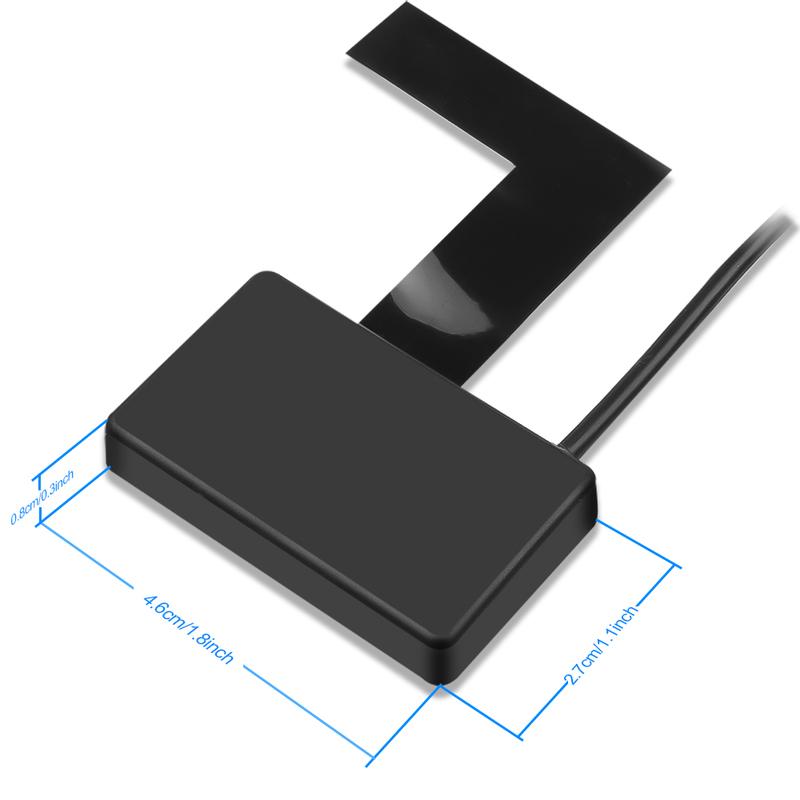 SMA/SMB Plug DAB/DAB+ Enhance Devices Car Radio Aerial Antenna Windshield Mounting Signal Booster For Pioneer Kenwood JVC Sony