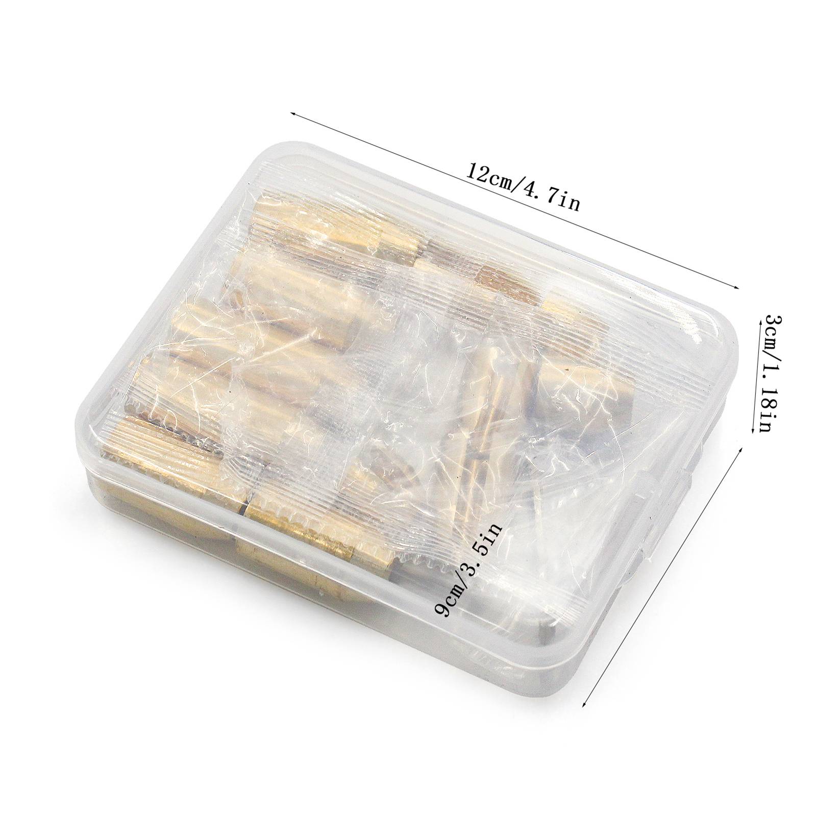 Motorcycle Reusable Brass Wheel Spoke Balance Weights Refill Kits 12pack 12pcs золотой