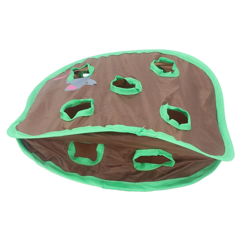 Bell Included Mouse Chasing Toy Collapsible Foldable Popup Cat Toy  Indoor Play