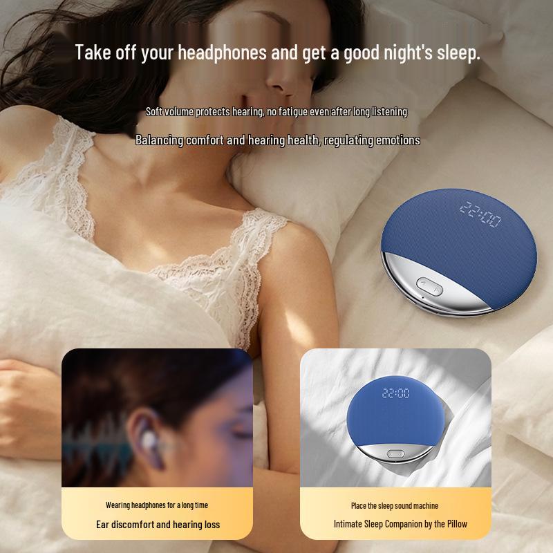 S3 Smart Sleep Pillow Bluetooth Speaker with Digital Display and Long Battery Life