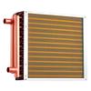 VEVOR Water To Air Heat Exchanger, 356 X 356 Mm Finned Tube HVAC Heat Exchanger Coil with Copper Tubes & Aluminum Fins