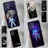 Moon Stars Space Astronaut Case For OPPO Reno 11 10 Pro 8 7 6 5 4 Lite 8T 5Z 4Z 11F OPPO Find X5 X6 Pro X2 Neo X3 Lite