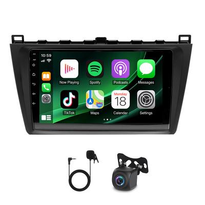 Pour Mazda 6 Ruiyi 2007-2012 Système de Navigation de Voiture Android 15 de 9 pouces avec intégré avec CarPlay + Android Auto / 4+64 Go